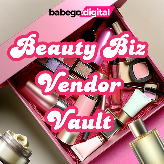 Beauty Business Vendor Vault (70+ Vendors)