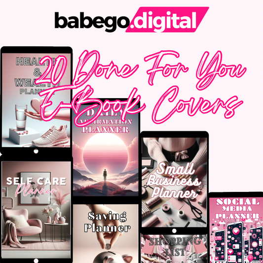 20 DFY Ebook Covers (Resell Rights)